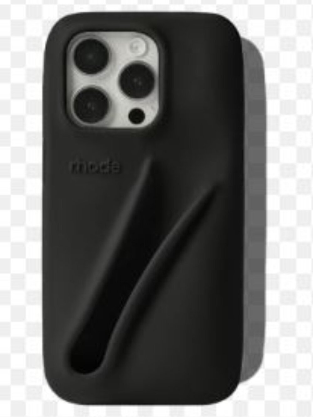 Rhode Skin Limited Edition Black Silicone Lip Case for iPhone 15 Pro